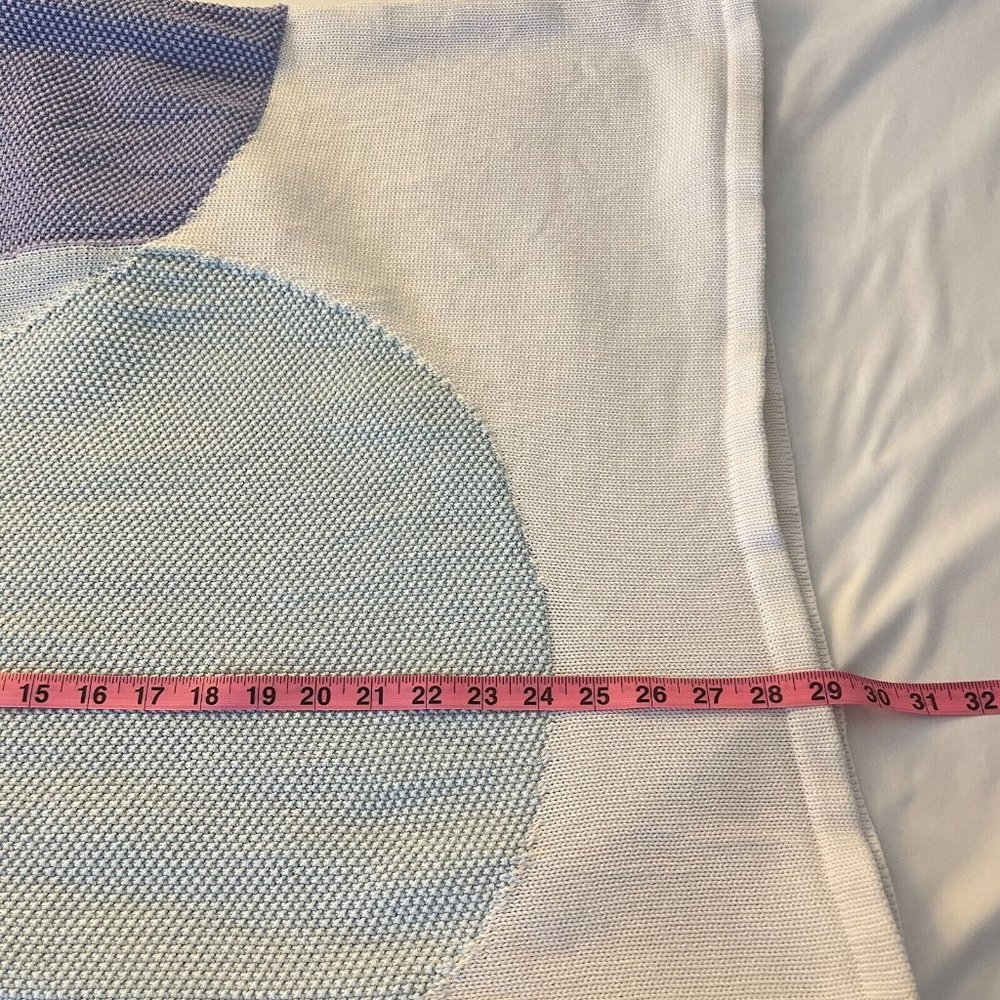 Liz Claiborne Women's White Colorblock 100% Cotton 3/4 Sleeve Sweater Size 1X - Picture 10 of 10